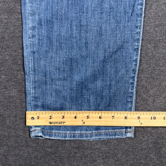 Lucky Brand 329 Classic Straight Jeans Mens 38x34 Blue Denim Stretch Faded Y2K - Picture 7 of 7